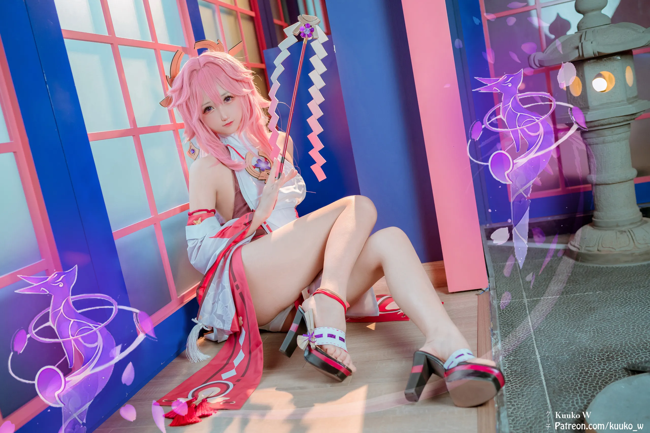 Kuuko W (クー子) cosplay Yae Miko – Genshin Impact